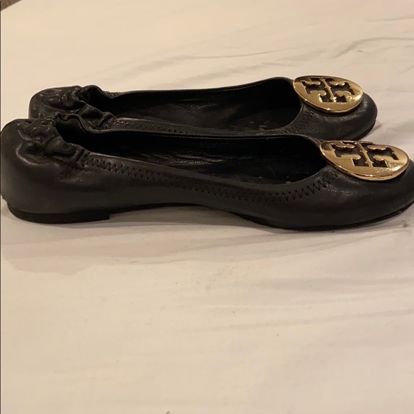 🖤 Tory Burch reva ballet flats black size 5.5 6 - Picture 5 of 16